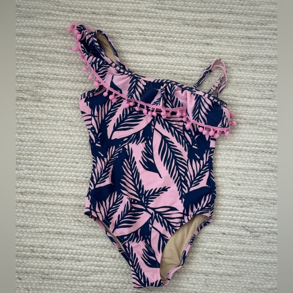 Shade Critters Other - Shade Critters Girls Purple & Navy Swimsuit - Size 7 Years